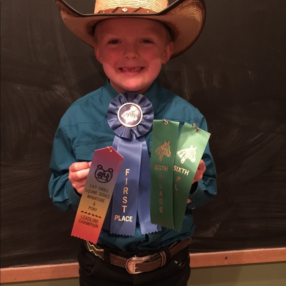 Western style shirt size kids 7. - Picture 3 of 8